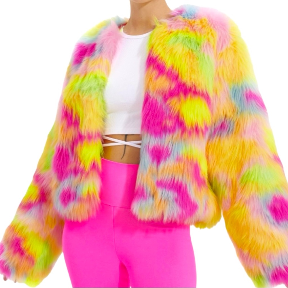 UGG Trippy Faux Fur Jacket